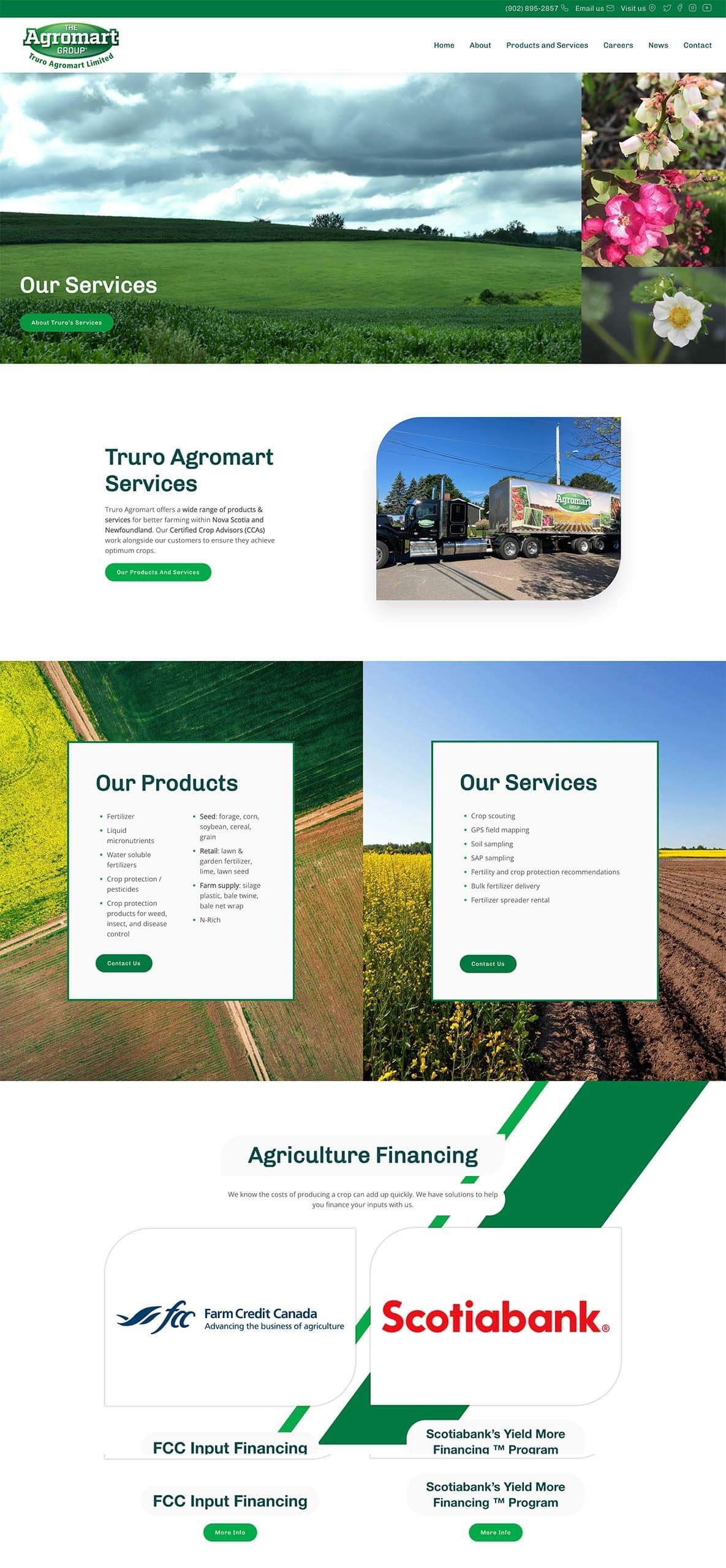 Hoegys Farm Supply Ltd History Page Full View Design