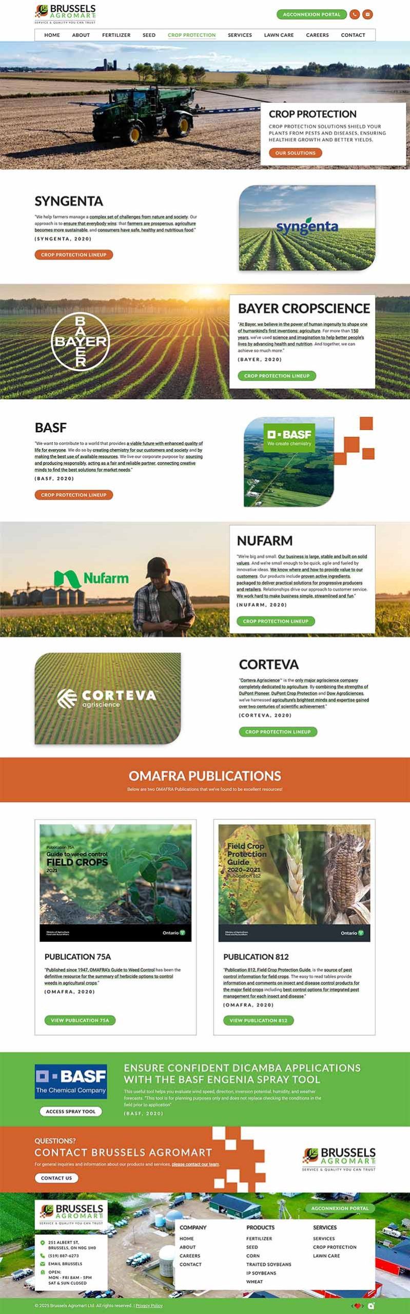 Hoegys Farm Supply Ltd History Page Full View Design