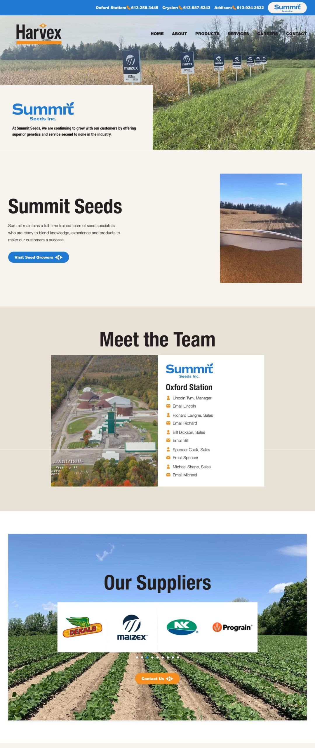 Hoegys Farm Supply Ltd Homepage Full View Design