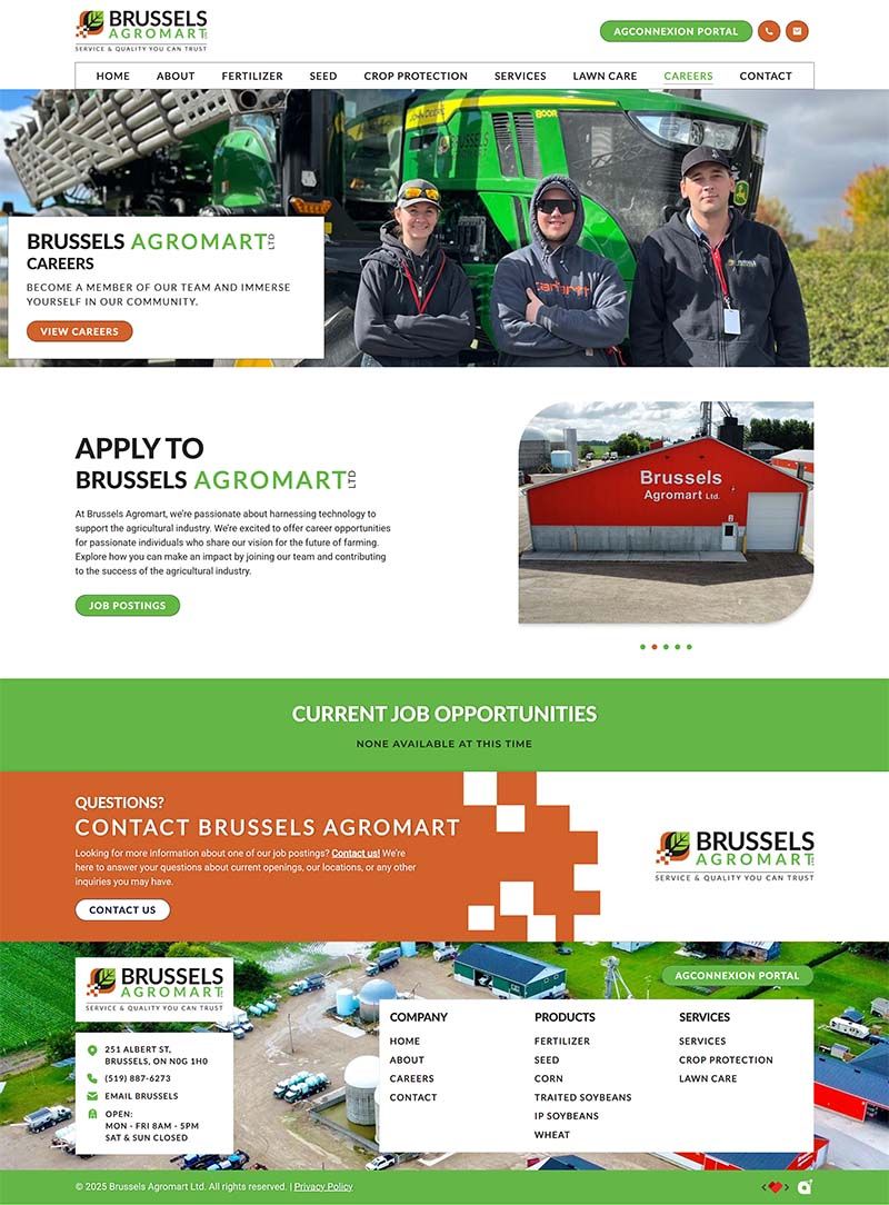 Hoegys Farm Supply Ltd Homepage Full View Design
