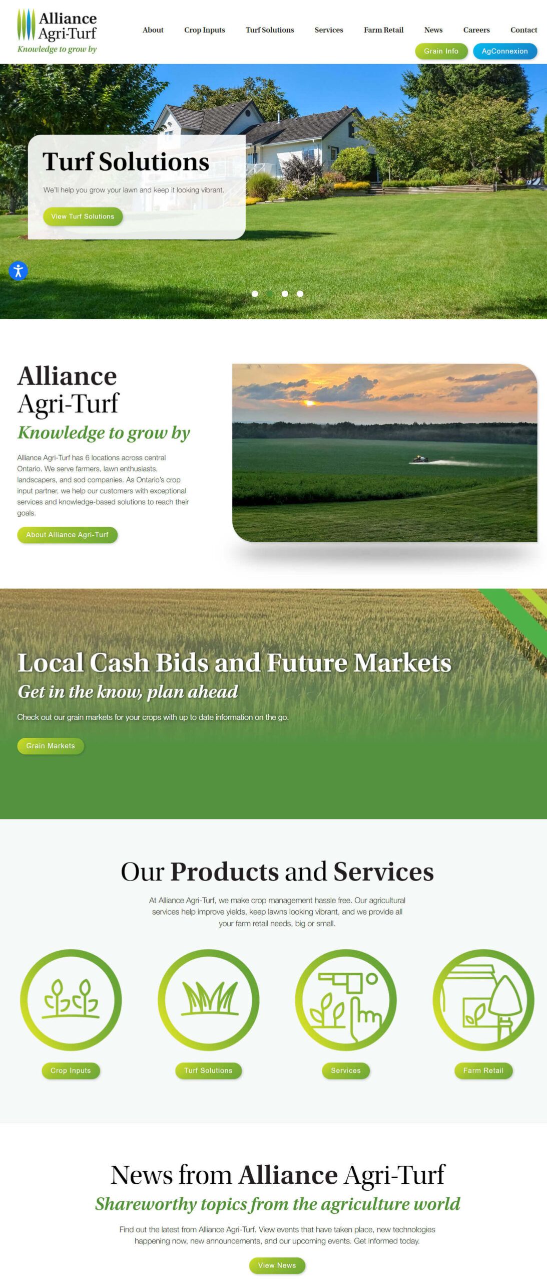 Hoegys Farm Supply Ltd Homepage Full View Design