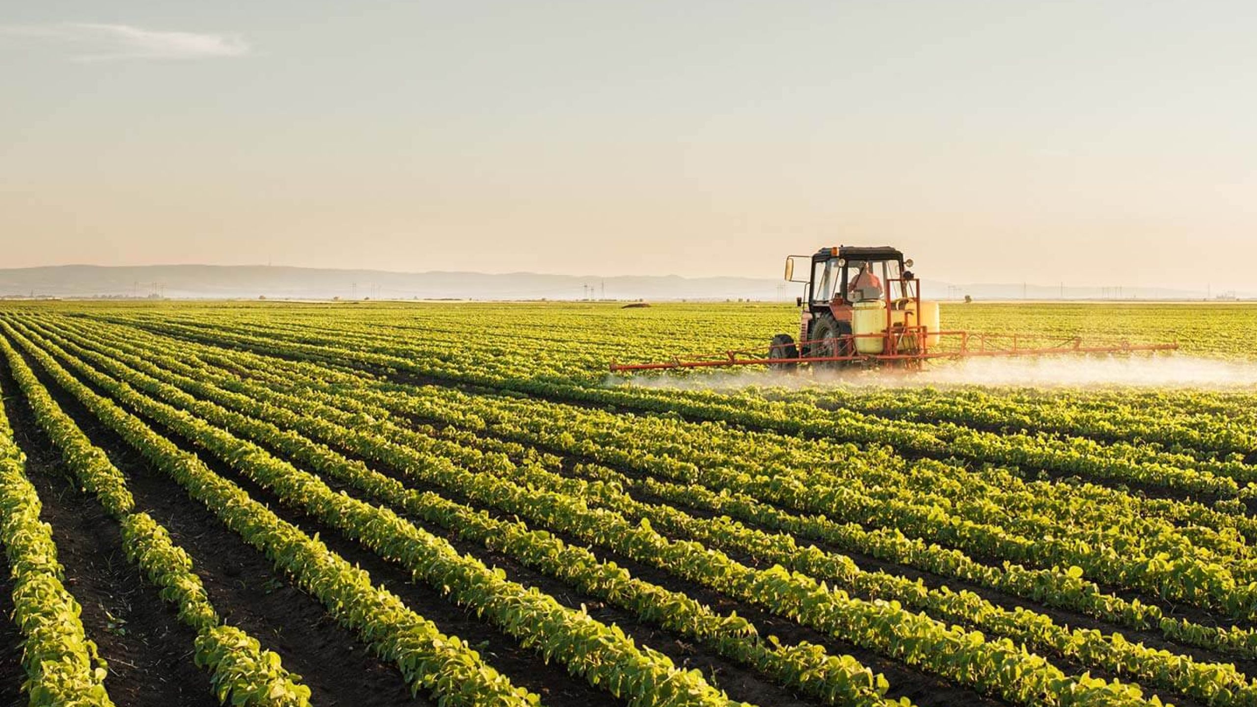 Photo of Farming Equipment spraying field at an Agromart
